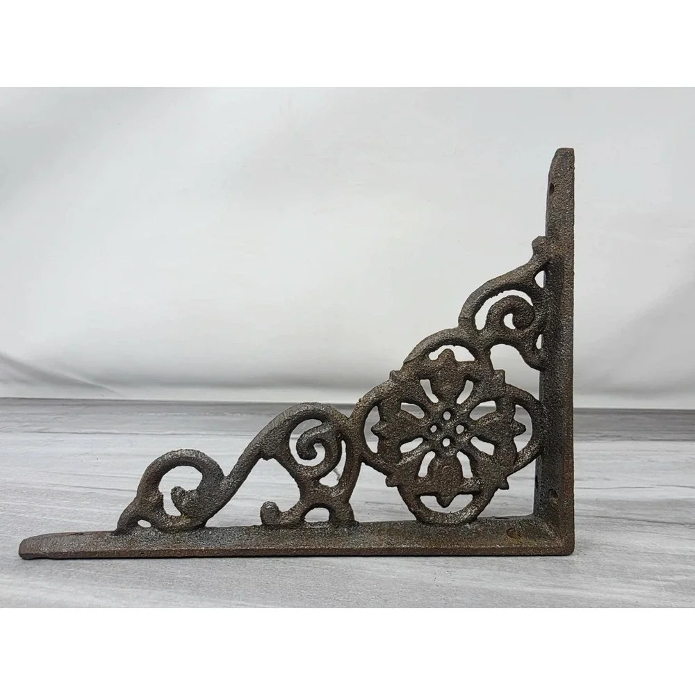 Antique Shelf Brace Wall Bracket Cast Iron Bracket 6.5